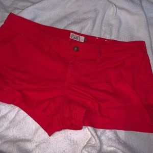 Red shorts — Size 17